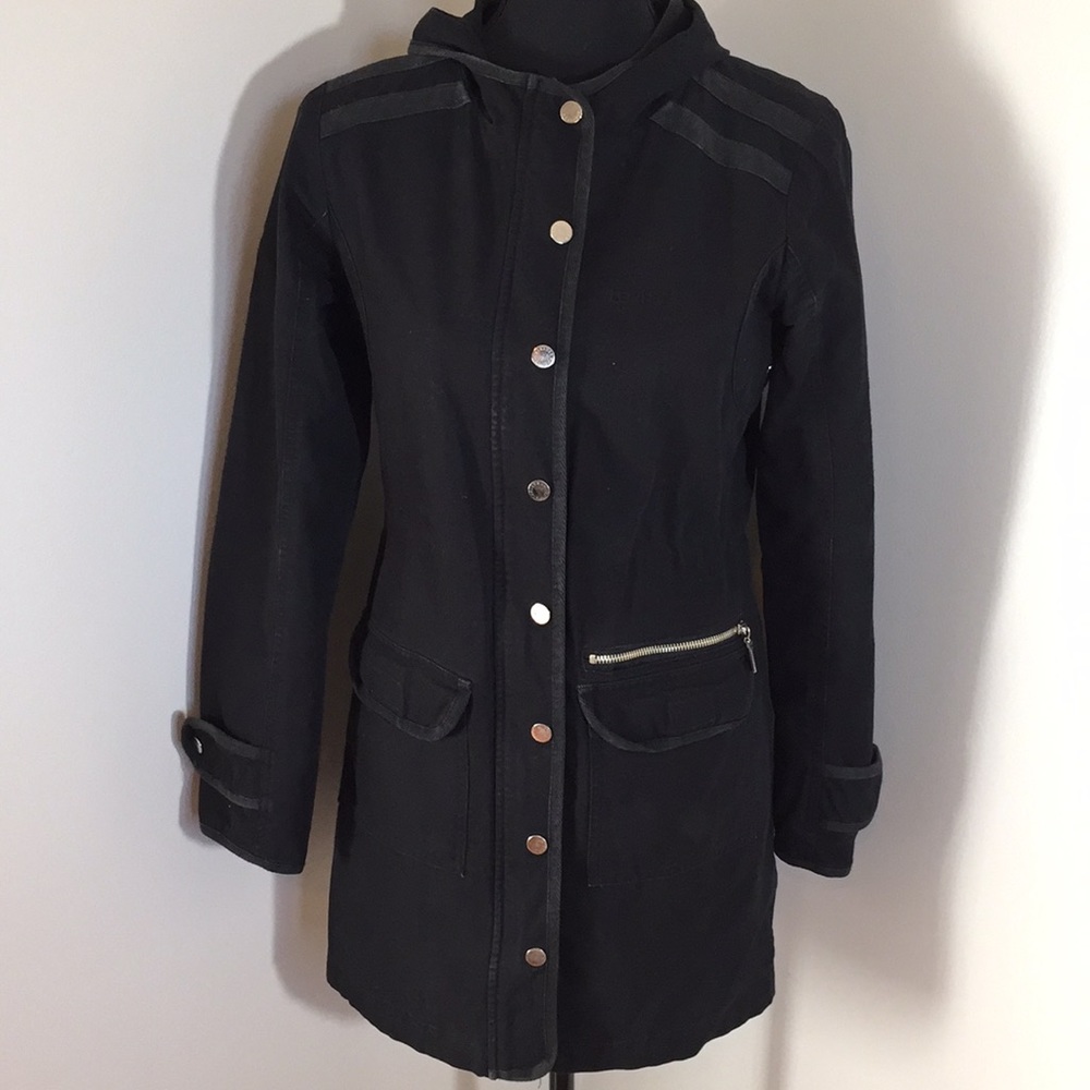 Levis black denim ladies jacket